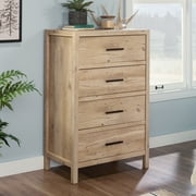 Sauder Pacific View 4-Drawer Bedroom Dresser, Prime Oak Finish