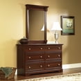 thumbnail image 1 of Sauder Palladia 6-Drawer Bedroom Dresser, Select Cherry Finish, 1 of 8