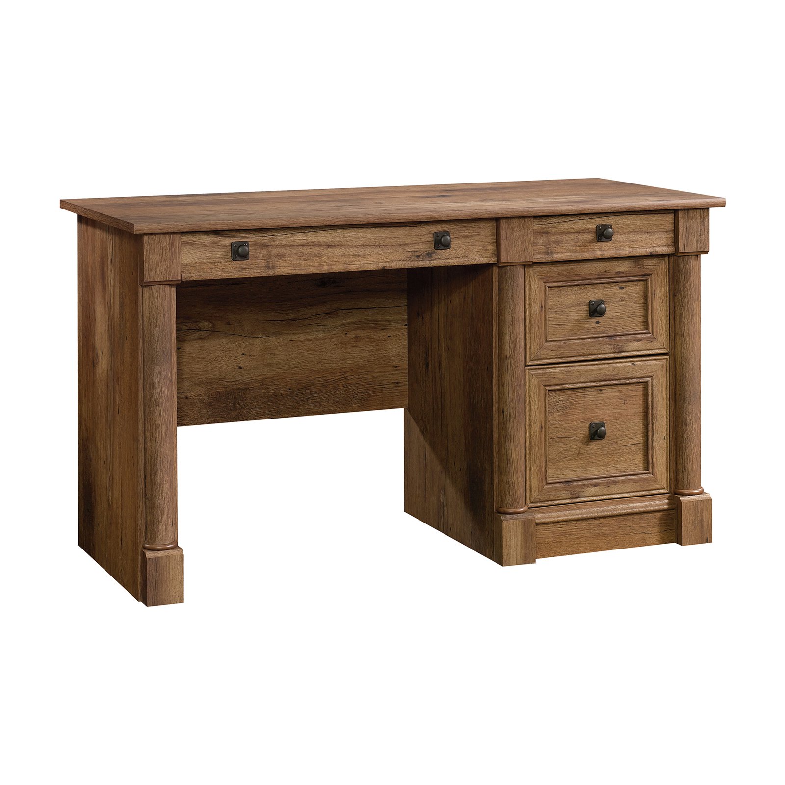 Sauder Beginnings Corner Computer Desk, Cinnamon Cherry Finish