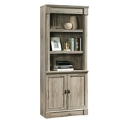 Sauder Palladia Library With Doors, Split Oak Finish