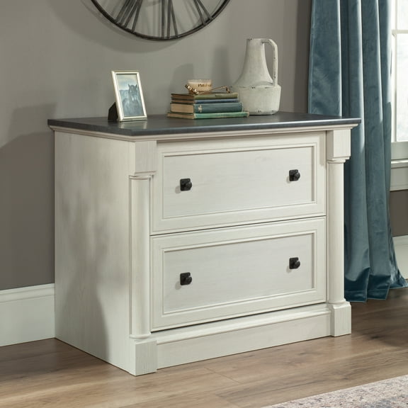 Sauder Palladia Filing Cabinet, Glacier Oak Finish