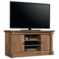 Sauder Palladia Panel TV Stand for TVs up to 50", Vintage Oak Finish