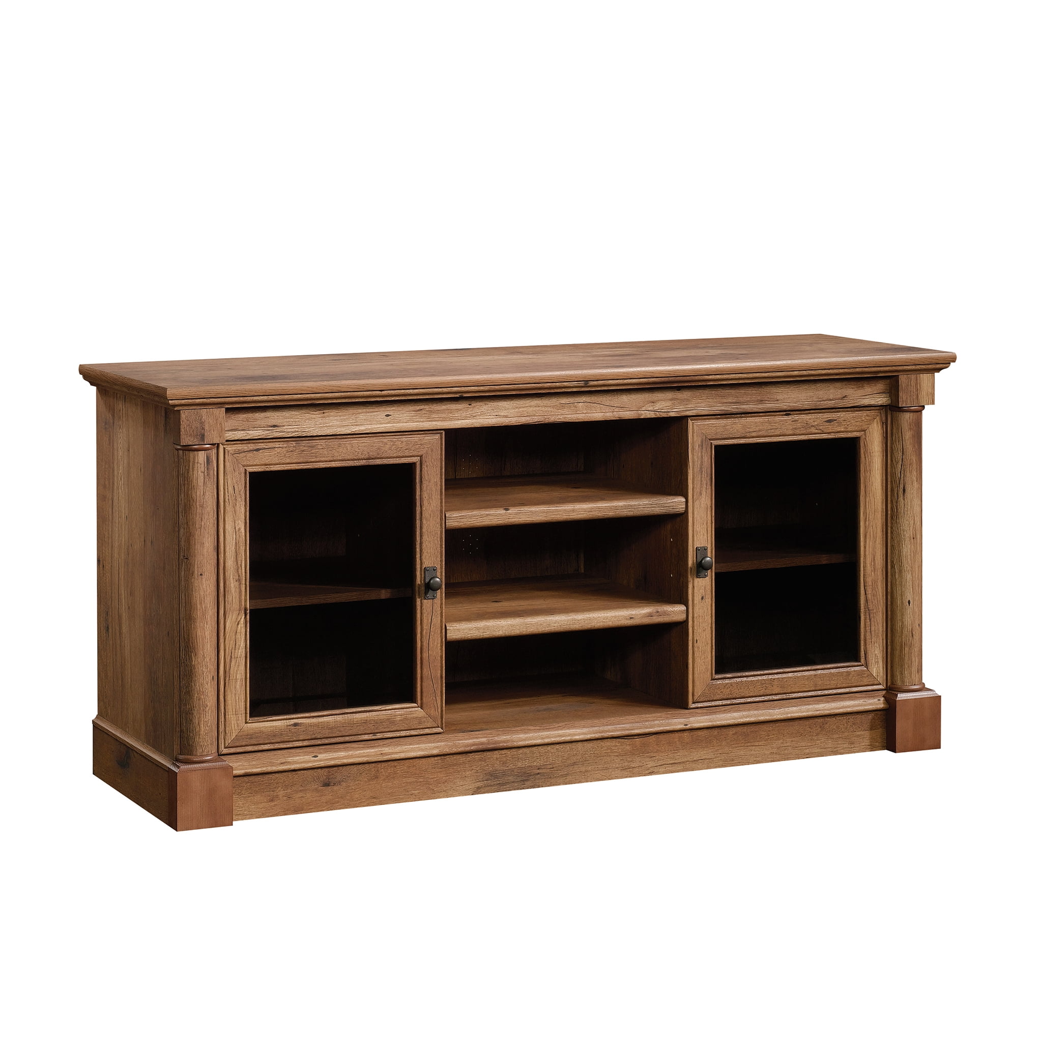 Sauder Palladia TV Stand, for TVs up to 60", Vintage Oak Finish