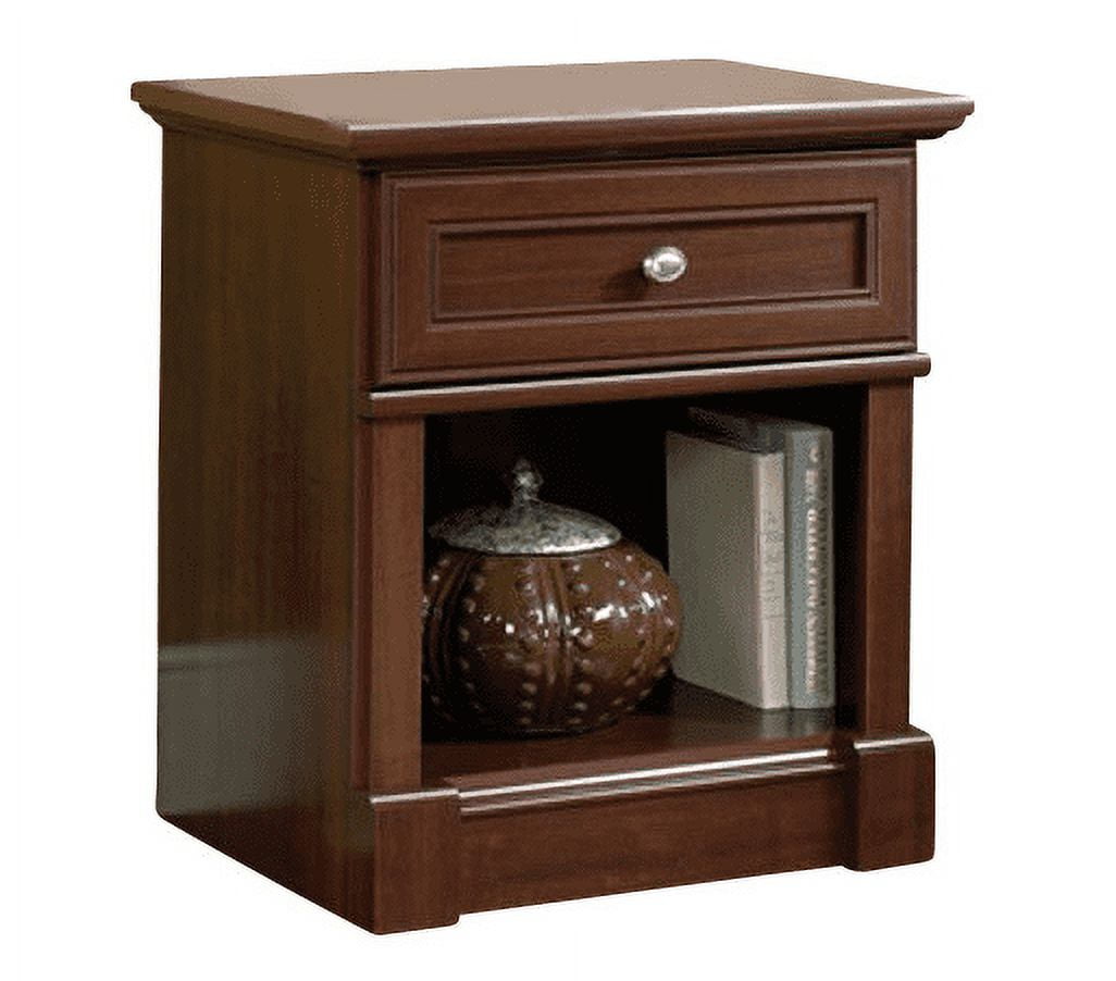 Sauder Palladia Traditional Nightstand, Select Cherry Finish