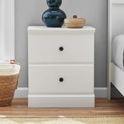Sauder Parklane Nightstand, Soft White Finish