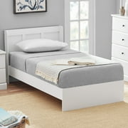 Sauder Parklane Twin Platform Bed, Soft White Finish