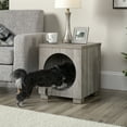 thumbnail image 1 of Sauder Pet Furniture Oscar Pet Bed Side Table Combo in Light Walnut, Light Walnut Finish, 1 of 9
