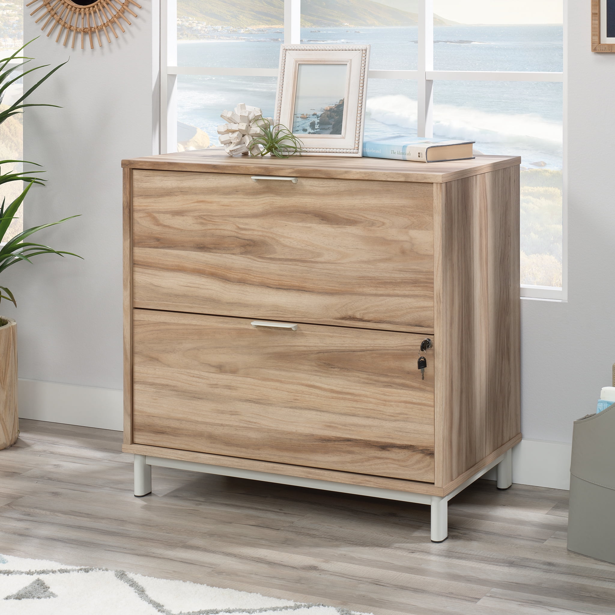 Kiln Acacia 2-Drawer Lockable Lateral File Cabinet