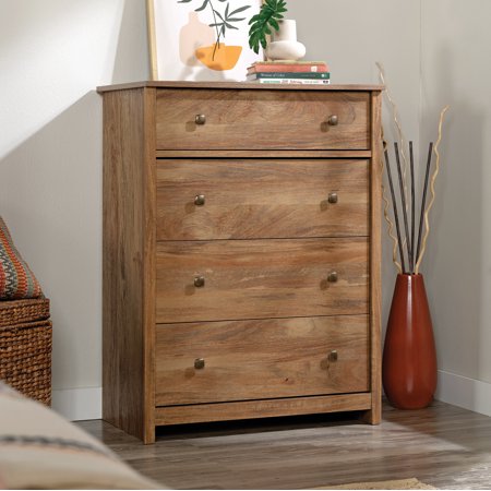 Sauder River Ranch 4 Drawer Chest, Sindoori Mango Finish