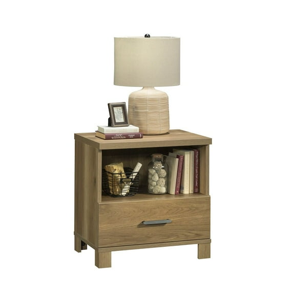 Sauder Rosedale Ranch Engineered Wood Night Stand in Timber Oak Finish