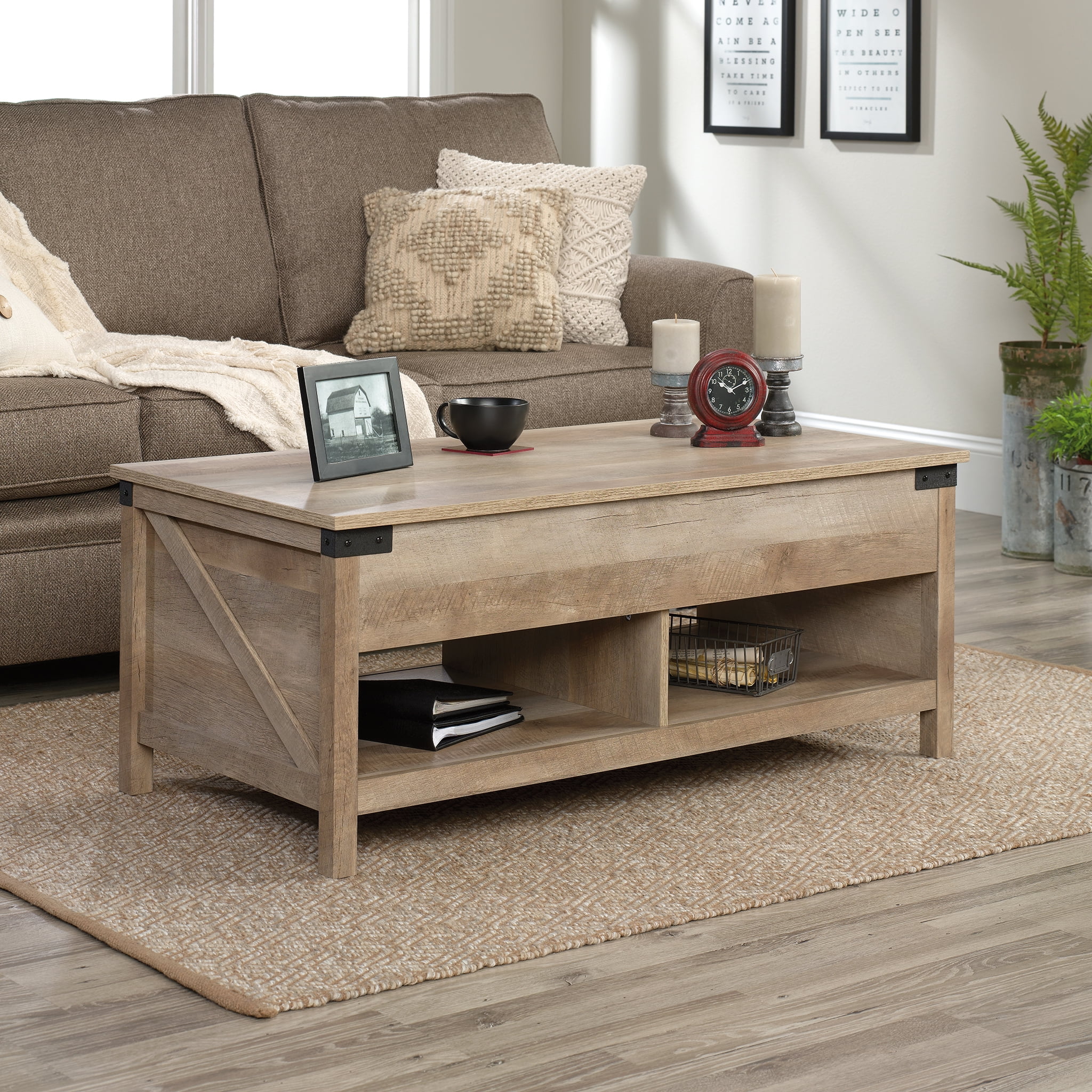Oak coffee 2024 table top