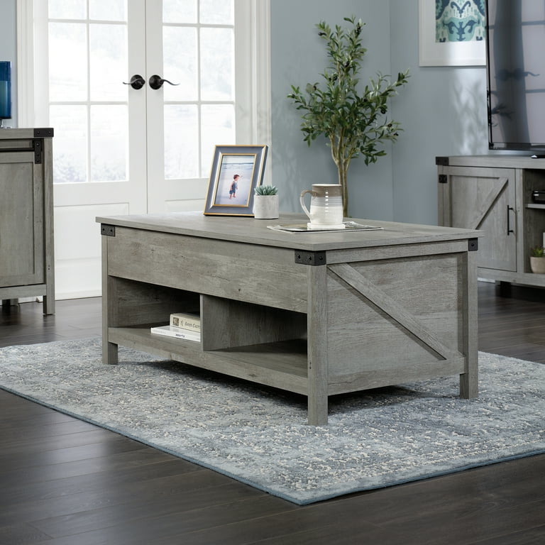 Sauder Saddler Way Modern Farmhouse Coffee Table Mystic Oak