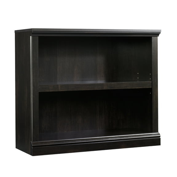 Sauder Select 2-Shelf Bookcase, Estate Black Finish