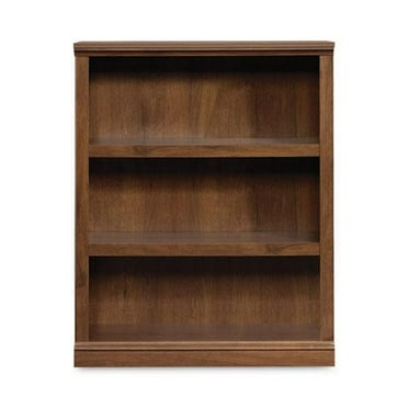 Sauder Select 3 Shelf Wood Bookcase in Oiled Oak