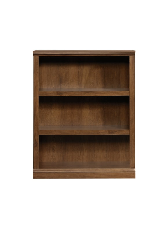 Sauder Select 3 Shelf Wood Bookcase in Oiled Oak