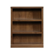 Sauder Select Collection Bookcase, Three-Shelf, 35.27w x 13.3d x 43.78h, Oiled Brown
