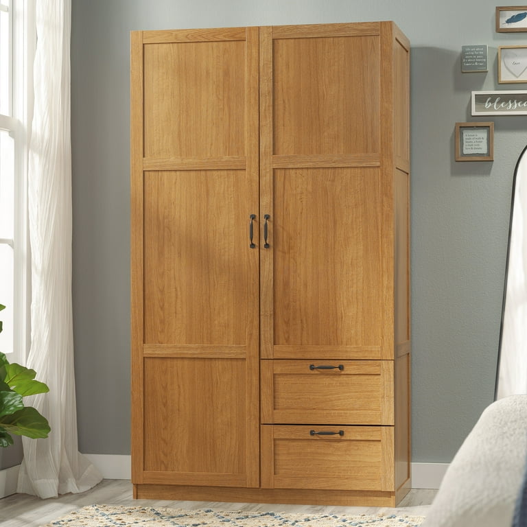 Sauder Select Engineered Wood Storage Cabinet in Highland Oak