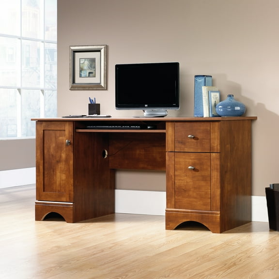 Sauder Select Computer Desk, Brushed Maple Finish