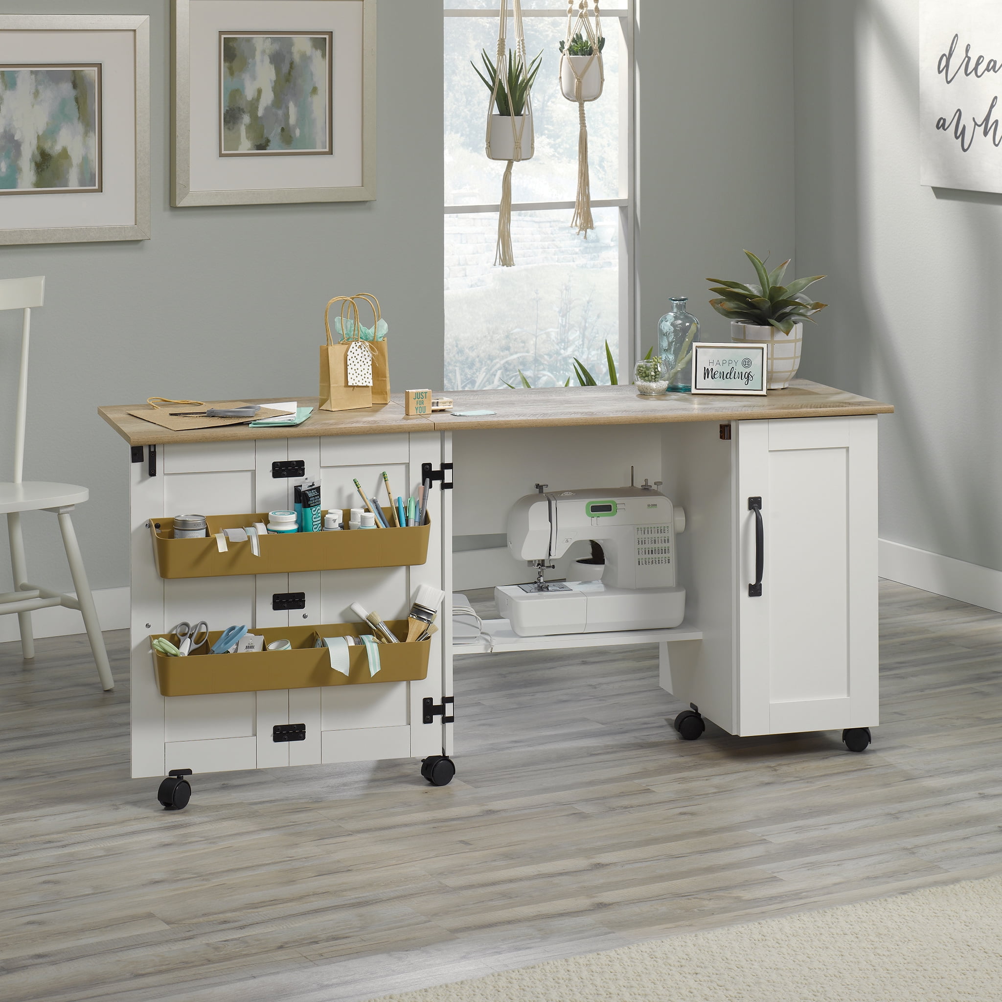 Sauder 414873 sewing shop & craft cart