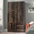 thumbnail image 1 of Sauder Select Wardrobe Armoire, Reclaimed Pine Finish, 1 of 12