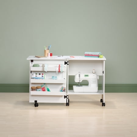 Sauder Sewing Cart, White Finish