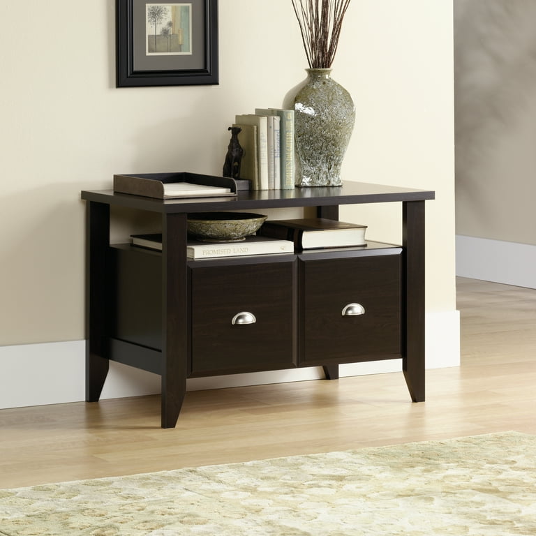 Sauder Shoal Creek Lateral File Cabinet Jamocha Wood Finish