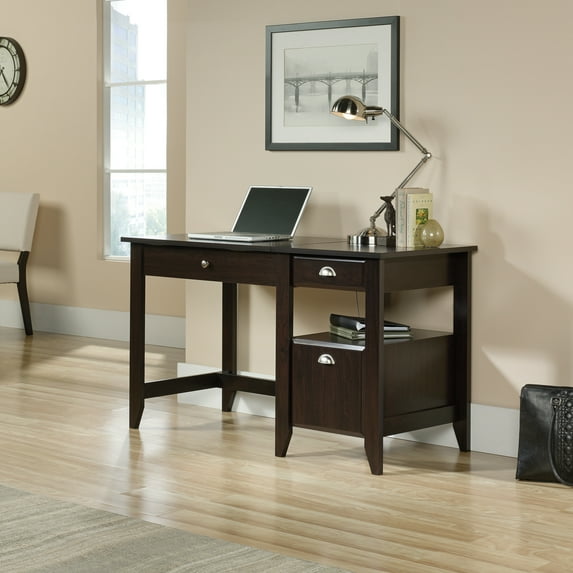 Sauder Shoal Creek Lift-top Desk, Jamocha Wood Finish