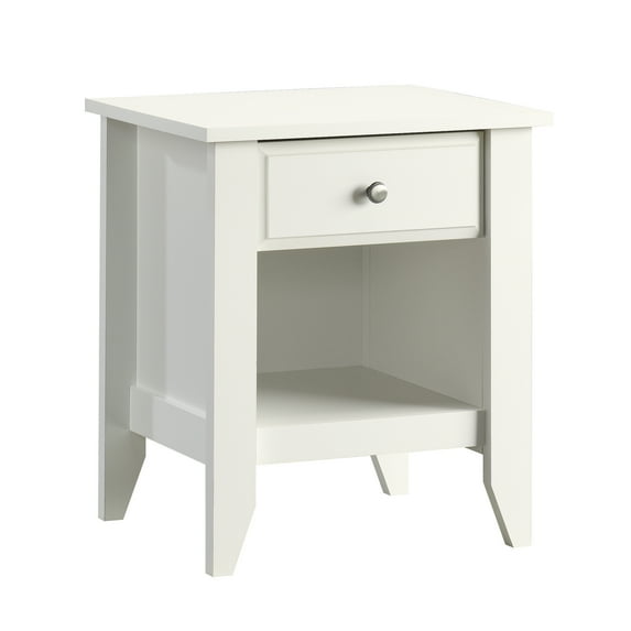 Sauder Shoal Creek Nightstand, Soft White Finish