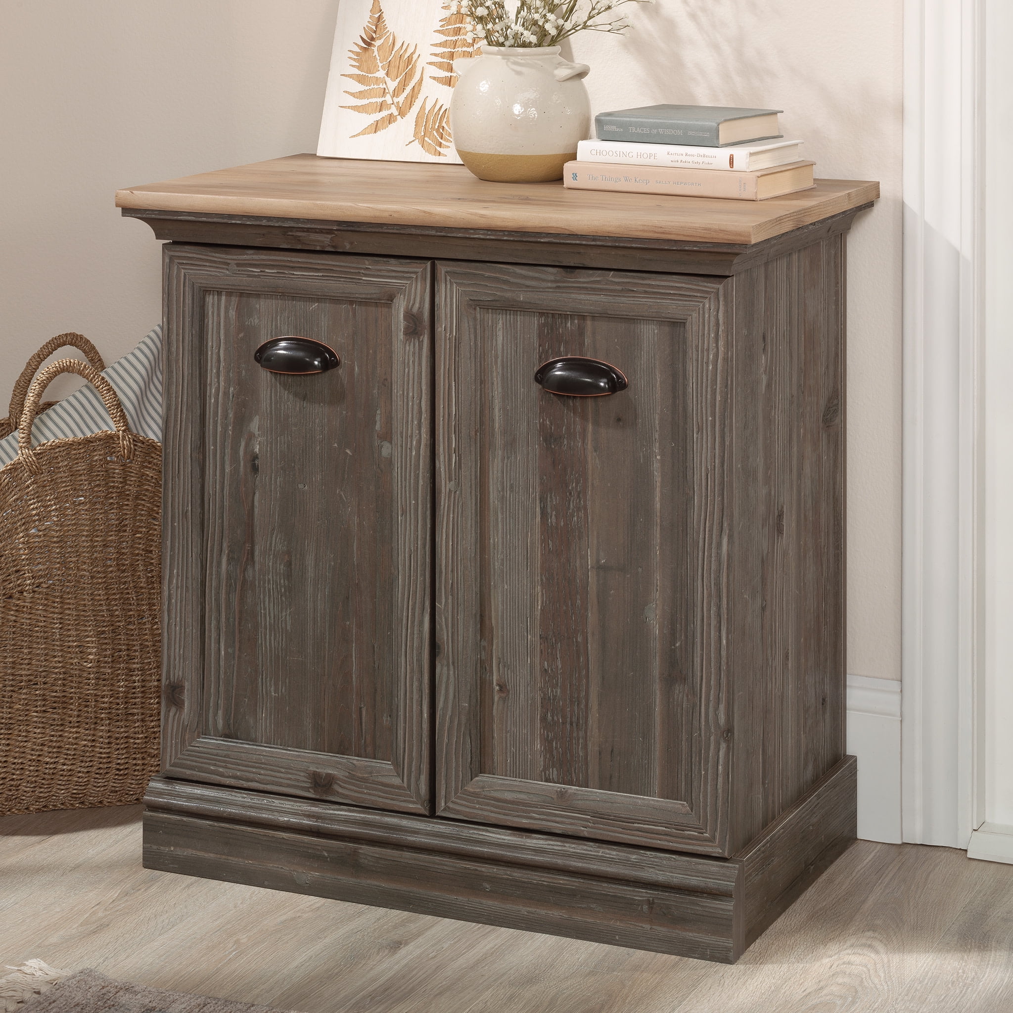 Pebble Pine 30" Utility Printer Stand with Storage