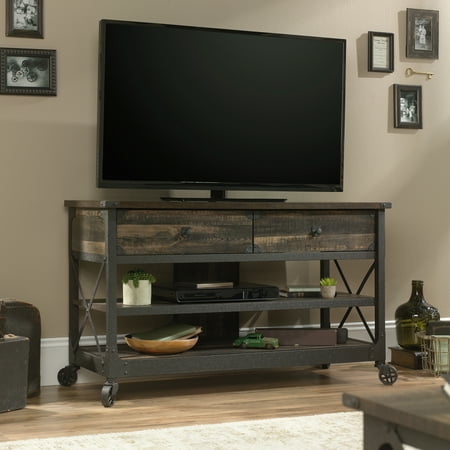 Sauder - TV Cabinet for Most TVs Up to 55" - Carbon Oak