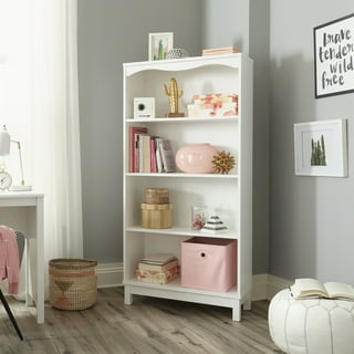 Mainstays White Bookshelves in Office Furniture White Walmart