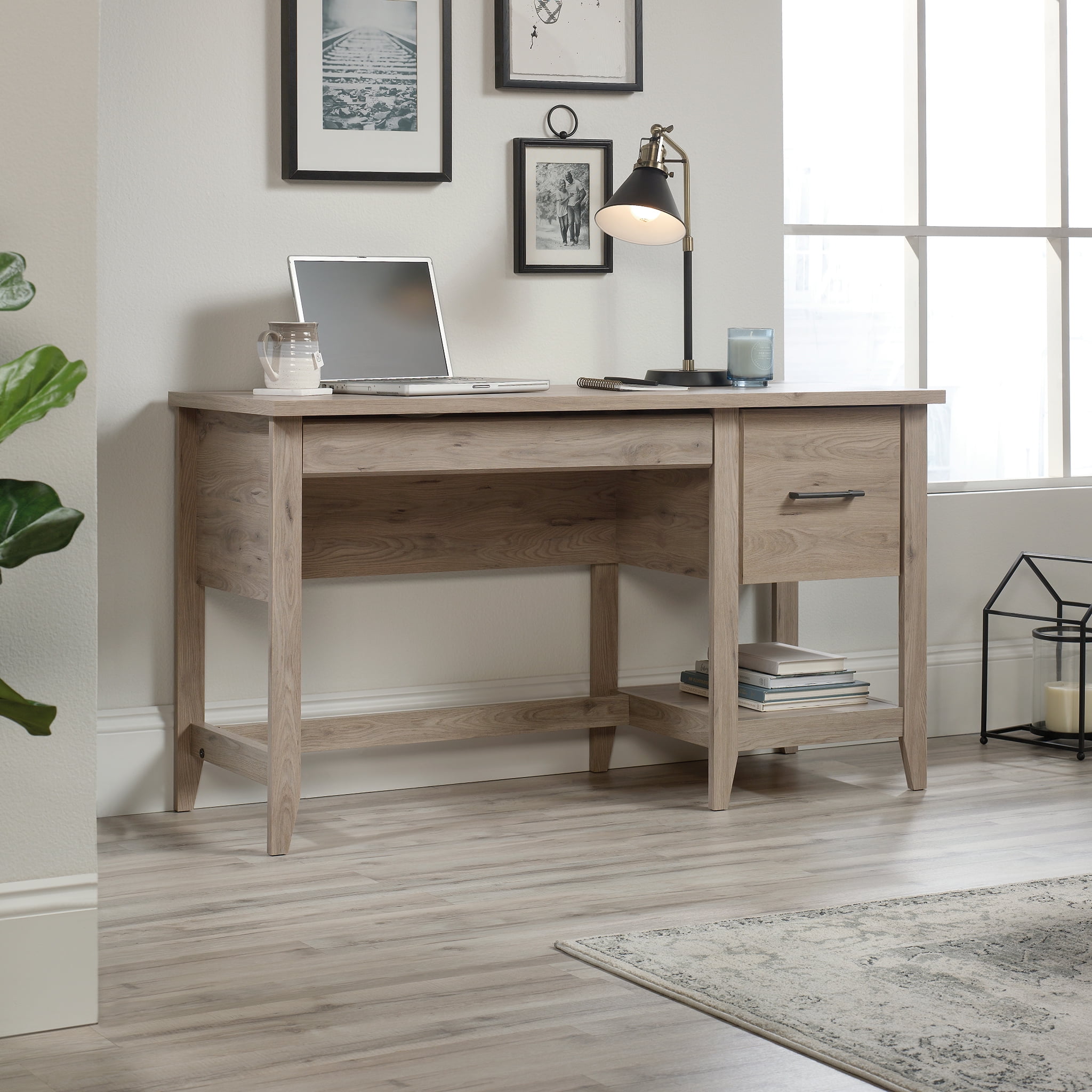 Laurel Oak Spacious Home Office Desk with File Drawer