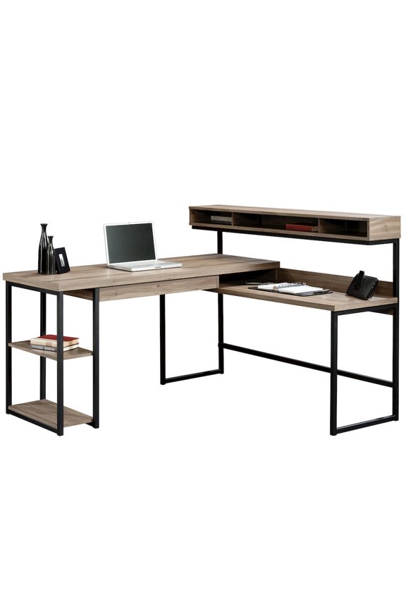 Transit L Desk, Salt Oak Finish
