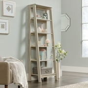 Sauder Trestle Engineered Wood 5 Shelf Bookcase in Chalked Chestnut