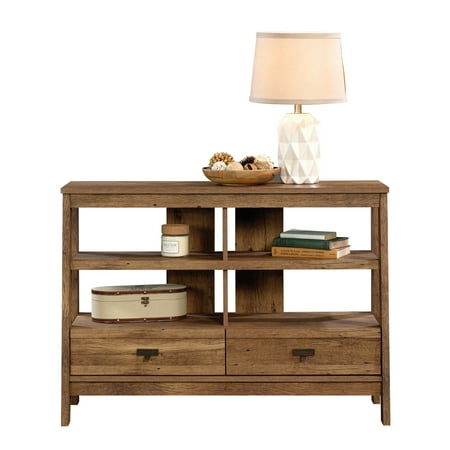 Sauder - Trestle Collection TV Cabinet for Most TVs Up to 42" - Vintage Oak