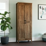 Sauder Two-Door Storage Cabinet , Rural Pine Finish