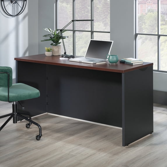 Sauder Via Engineered Wood Credenza in Classic Cherry Finish