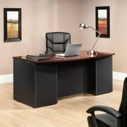 Sauder Via Executive Office Desk, Classic Cherry Finish