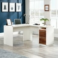 thumbnail image 1 of Sauder Vista Key L-Desk Pearl Wh/Blaze Acaci, 1 of 12