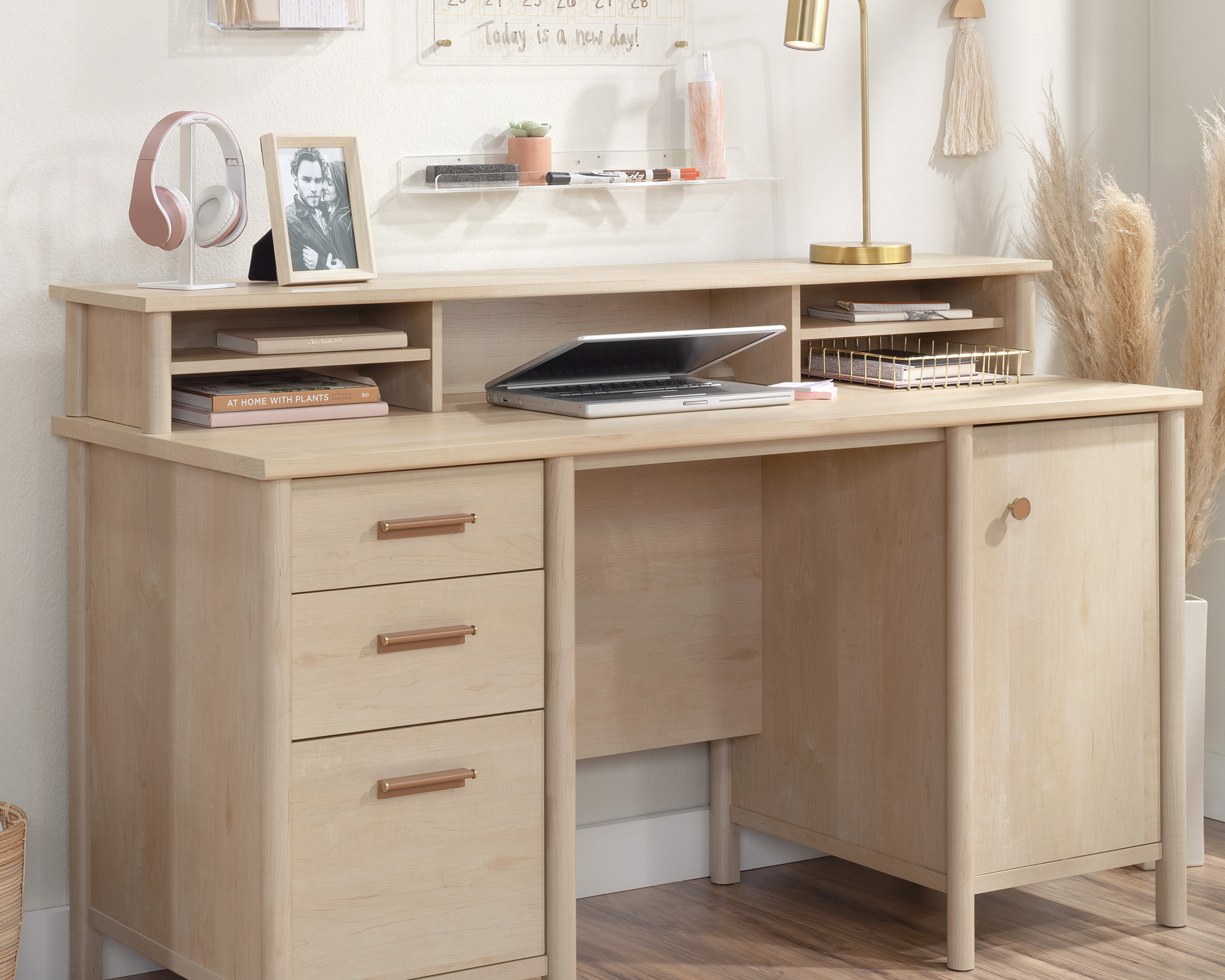 Sauder Whitaker Point ® Desktop Hutch Organizer in Natural Maple