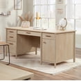 thumbnail image 1 of Sauder Whitaker Point Engineered Wood Executive Desk in Natural Maple, 1 of 13