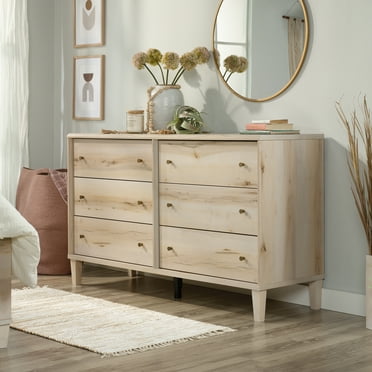 Sauder Willow Place 6 Drawer Dresser, Pacific Maple Finish