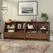 Sauder Willow Place Bookcase Footboard, Grand Walnut Finish