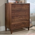 thumbnail image 1 of Sauder Willow Place Engineered Wood 4 Drawer Chest in Grand Walnut, 1 of 13