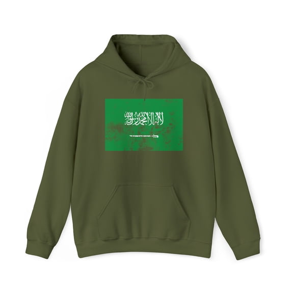 Saudi Arabia Flag Pride Hoodie, Gifts, Hooded Sweatshirt