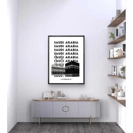 Saudi Arabia Hegra Poster Wall Art With Ancient Architecture For Instant & Home Decor , Poster Print Only