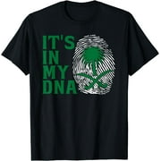 Saudi Arabia National Day It's in Our DNA T-Shirt Black