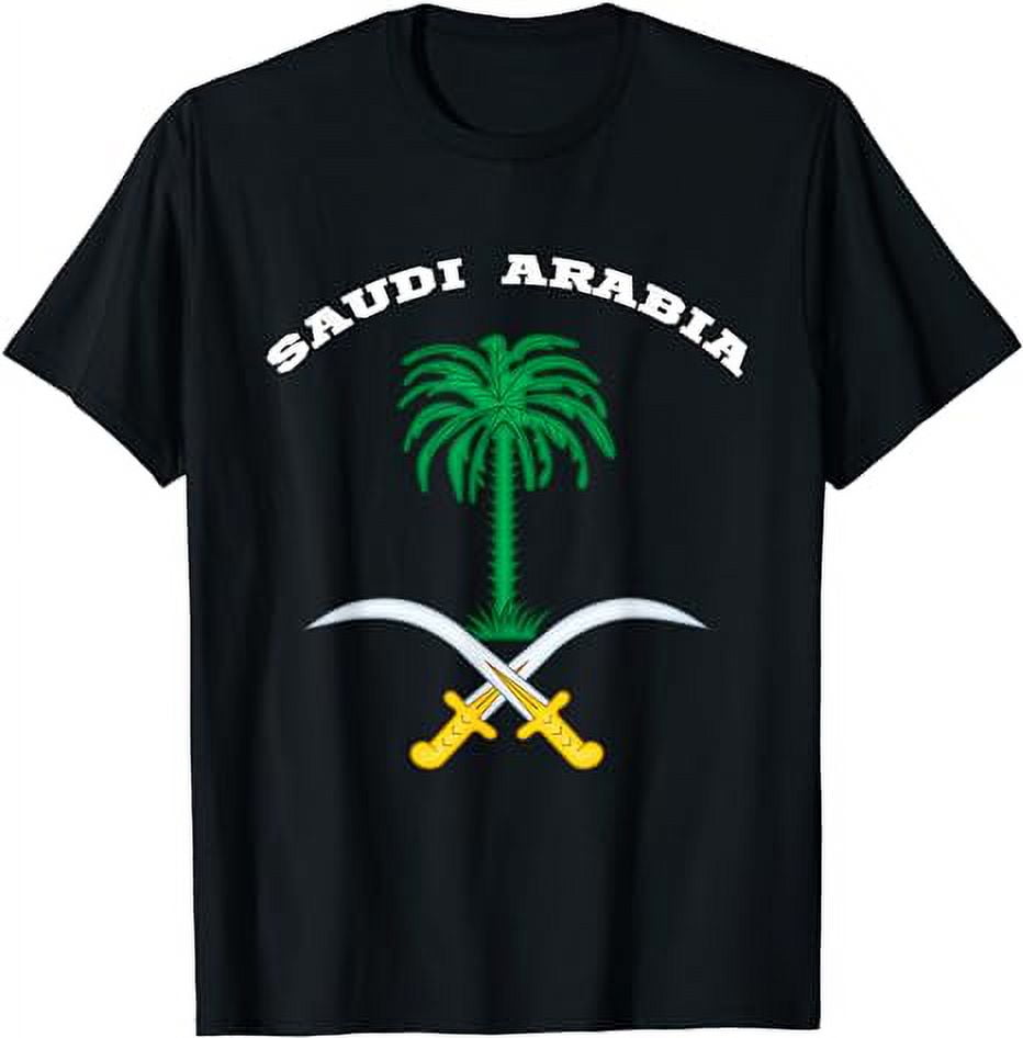 Saudi Arabia Tshirt Coat of arms Tee Flag souvenir Riyadh TShirt