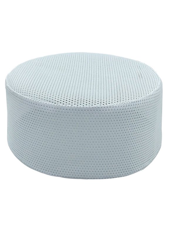 Saudi Headwear Muslims Men Prayer Hat White Saudi Cap Unique Ethnic Muslims Men Prayer Hat