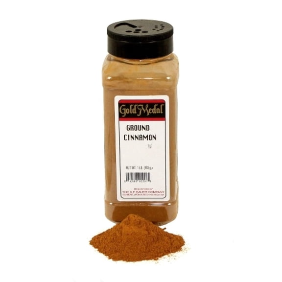 Sauer Gold Medal Ground Cinnamon, 1 Pound Bottle (Pack of 6)